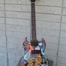 Michael Rios Hand Painted Gibson SG