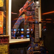 Santana Live Wearing Michael Rios Suit (Photograph from Hard Rock Cafe in Las Vegas)