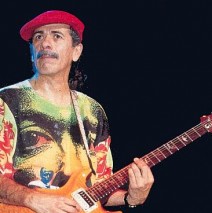 Santana Live Wearing Michael Rios T-Shirt 1