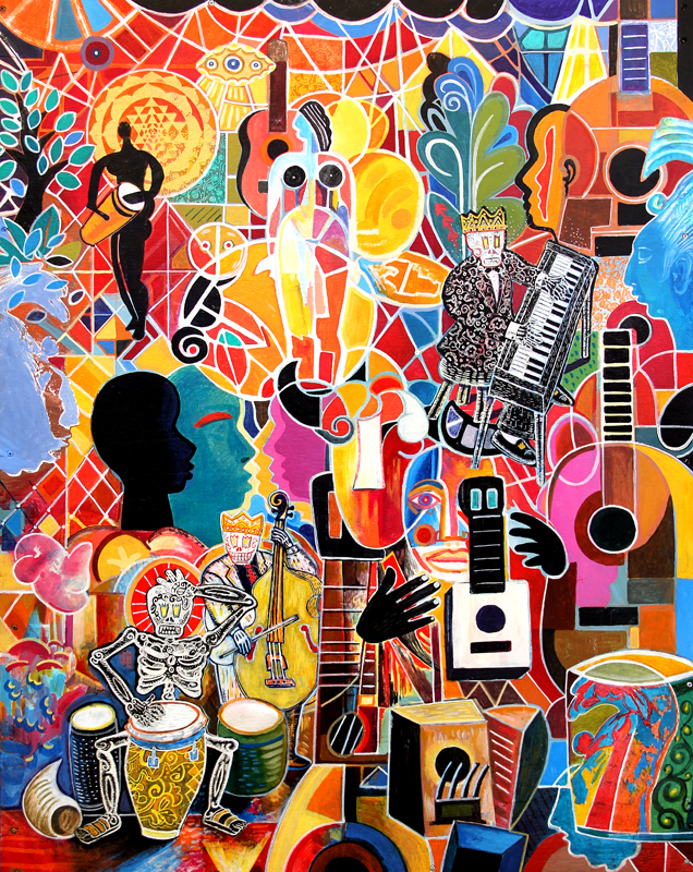 Afro Cuban bate II | A arte de Michael V. Rios